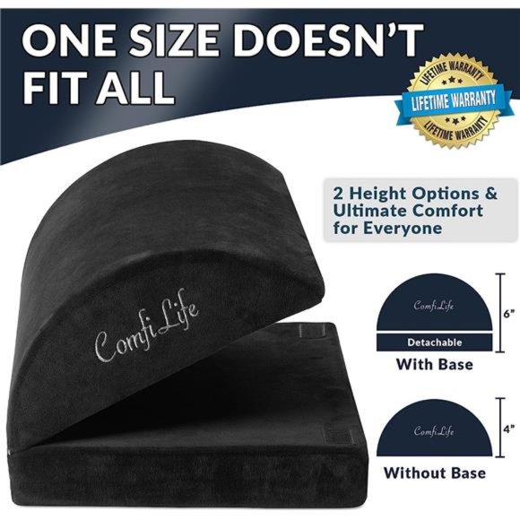 Foot Rest for Under Desk at Work – Adjustable Memory Foam Foot Stool Under Desk - Picture 2 of 6